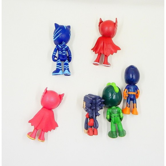 PJ Masks Figures Toys Various Characters Lot of 6 Catboy Gekko Owlette Munki-Gu - Picture 2 of 8